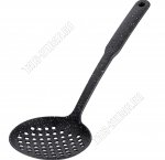 PUNTO NERO Шумовка L33х11см (нейлон) черный с бело-золотым крапом (12) 