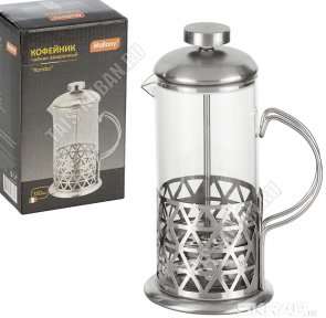 Френч-пресс (стекло+нерж) 