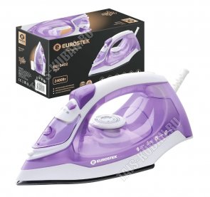 Утюг керамическая подошва 2400Вт пар 45г/м,для воды 250мл ,сиреневый (10) 