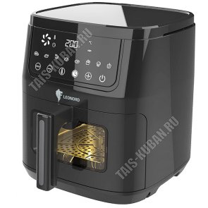 Аэрогриль 1600Вт, 6,5л чаша А/П, черный (1) 