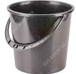 Ведро хоз-ное 10л (d29,5 h28,5см) черный (10) 