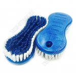 Щетка утюжок для одежды 15,8х7см,форма восьмерка, пластик, средний, цвет в миксе (24) 