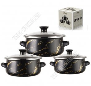 Набор мини-кастрюль 3шт 