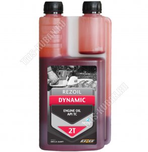 Масло моторное REZOIL-0.95л, для 2-х тактн.двигателей (12) 