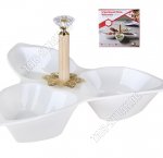 Менажница 3-х секц. 27х27см 