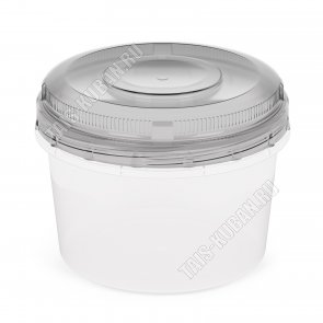 Контейнер кругл 0,7л винт.крышка (d12 h9,5см) (24)