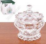 Ваза для варенья,меда с крышкой 140мл d9см h11см 