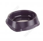 Миска д/корма 0,25л черный,круг. (d15 h3,5см) (60) 