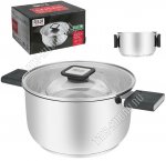 Anser Кастрюля 3,2л d20см,ф.цилиндр,складн ручки (6)