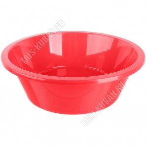 Таз кругл. 20л (d48 h14см) красный (10)