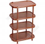 Этажерка 4-х яр (49х30 h82см) коричнев.(3)
