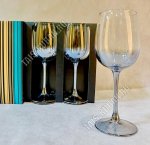 Черное море Омбре Набор бокалов 3шт для вина 300мл (ф. аллегресс) подарочная упаковка