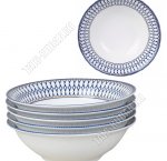 Кобальт золото Тарелка глубокая набор 6шт d18см, п/у (8)