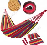 Гамак 195х145см полотно,поликоттон, без планок, до 150кг (50) 