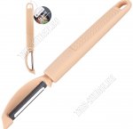 Карамель Овощечистка продол (нерж+пластик) L20 3х2см (12) 