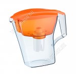 Фильтр-кувшин ЛАЙН-оранж, кувшин 2.8л, объём очищ.воды 1.2л,(карт.В15,16)