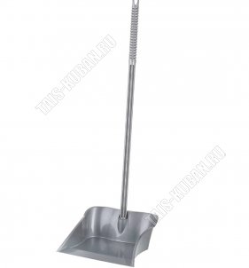 Совок .23х18см,вертикальн.ручка L66см , серый (22) 