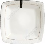 Тарелка квадрат глубокая 19х19см 610мл (6) 