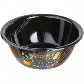 Полезная еда/Healthy food Миска черный 1,5л (20) 
