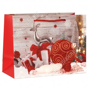 Пакет бумажный (h18х24см, дно8,5см) 