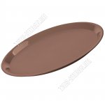 Поднос кругл.(d32см) коричнев (40)