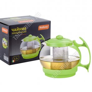 Чайник завар (стекло+пластик) 