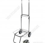 Тележка хоз.под СВОЮ СУМКУ 36х48х98см, метал.колеса d14см, до 55кг,хром.мет. (16)