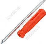Отвертка комб. с двухсторон.стержнем SL6мм и PH2, пласт.ручк.(10) 