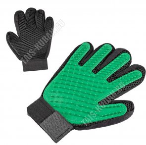 Рукавица для вычесывания животных  22х16х1,5см с шипами (20) 