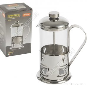 Френч-пресс (стекло+нерж) 