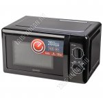 СВЧ 700Вт 20л, механическое управление, цвет черный (1)