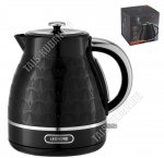 Чайник пластик 1,7л 2200Вт, черный (6) 