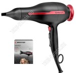 Фен 2400Вт 2скорости,черн/красный (12)