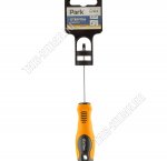 Отвертка Standart шлицевая SL3х75мм, магн.наконеч.,сталь CrV