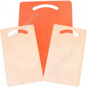 НАБОР Доска раздел. 3шт,выруб.руч (24х14см- 2шт/34х24см- 1шт) (23) 