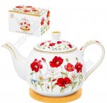 Маки Чайник заварочный 1,1л 23х15см на бамбуковой подставке