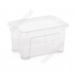 Контейнер прям. 5л с крыш (28х19,5 h16см) прозр (10)