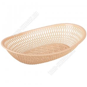 Сухарница овал сливочн, большая (30х20 h6,3см) (50) 