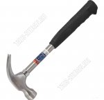 Молоток/гвоздодер 560гр,мет.обрезин.рукоят.(6) 