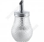 Сахарница-дозатор 150мл,стекло+нержавеющая сталь,подарочная упаковка (12) 