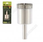 Сверло по стеклу и керамической плитке 30мм, цилиндрический хвостовик,блистер (16) 