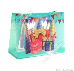 Пакет мягкий пластик (h27х21см, дно11см) 