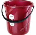 Ведро 12л бордо (d29 h31см) (10)