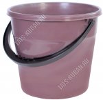 Ведро хоз-ное 5л (d22 h19,5см) коричневый (10) 