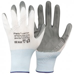 Перчатки д/сад.работ 8 разм (М) полиэстер+нитрил-ладонь (300) 