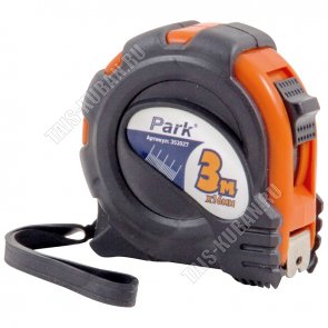 Рулетка с фикс,прорезин.корп. L3м*16мм (12) 