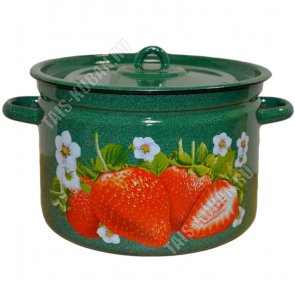 Клубника изумр в крап Кастрюля 7,0л (цил) (2) 