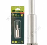 Сверло по стеклу и керамической плитке 14мм, цилиндрический хвостовик,блистер (40) 