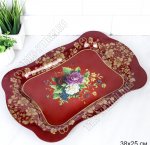 Поднос (эмалированное покрытие) прямоугольный 38х25см 