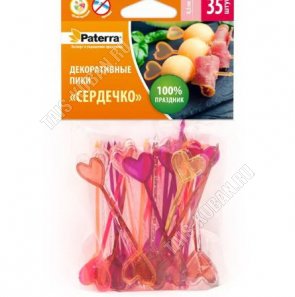 Пики для канапе (пластик) 35шт h8,5см 